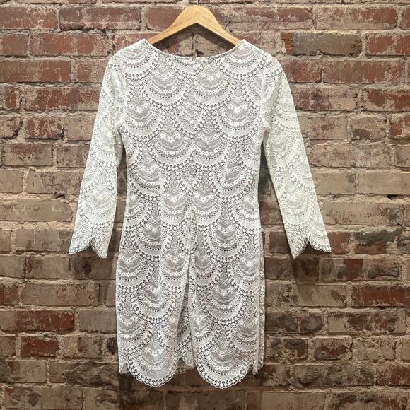 For Love & Lemons White Lace Rosalita Mini Dress Size Small - Picture 10 of 10